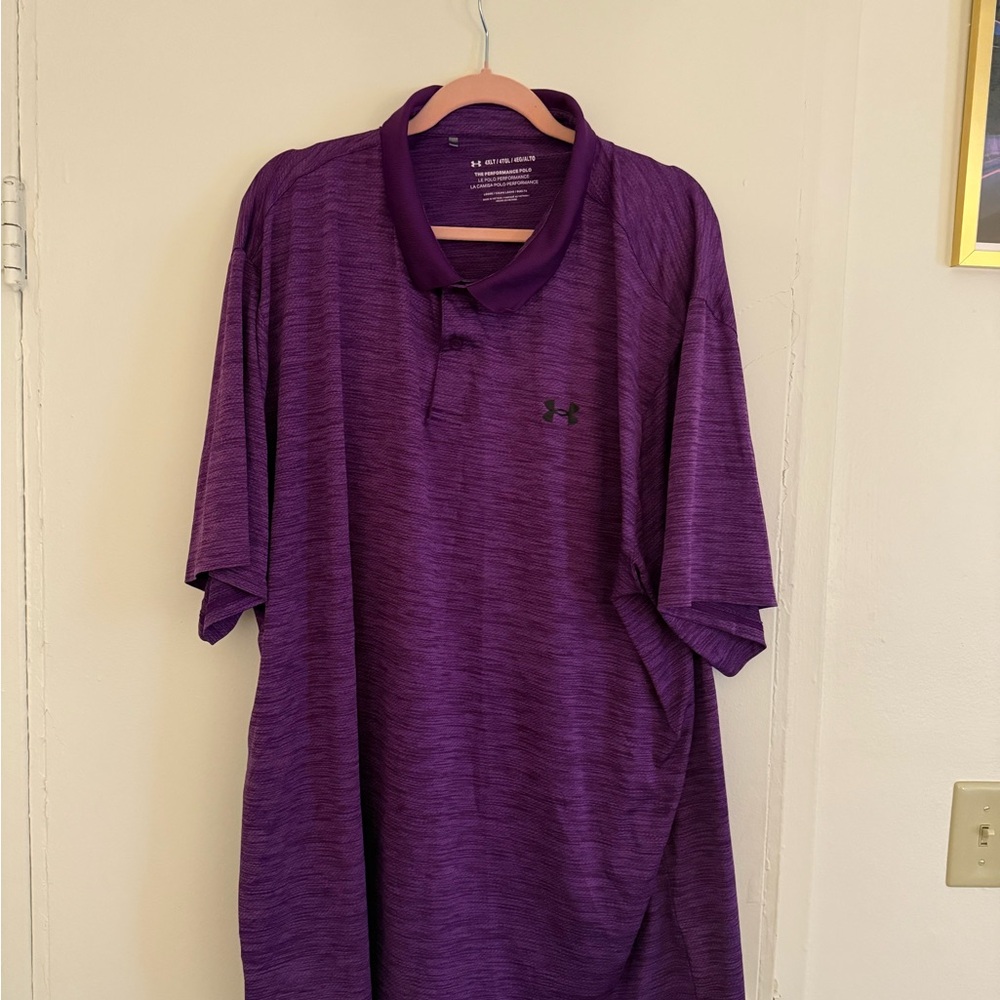 Under Armour Men's Polo Shirt in Rich Purple